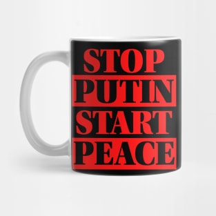 Stop Putin Start Peace 3 Mug